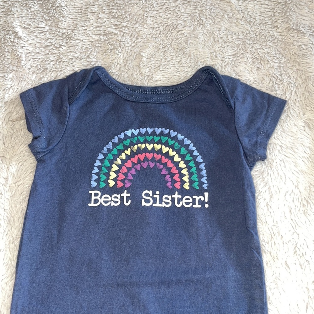 (3 for $10) George best sister bodysuit - Picture 2 of 4
